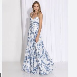 Shoshanna Midnight Evening Maxi Gown - Girona